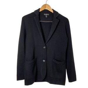 J.Crew Merino Wool Sweater Blazer Black XS